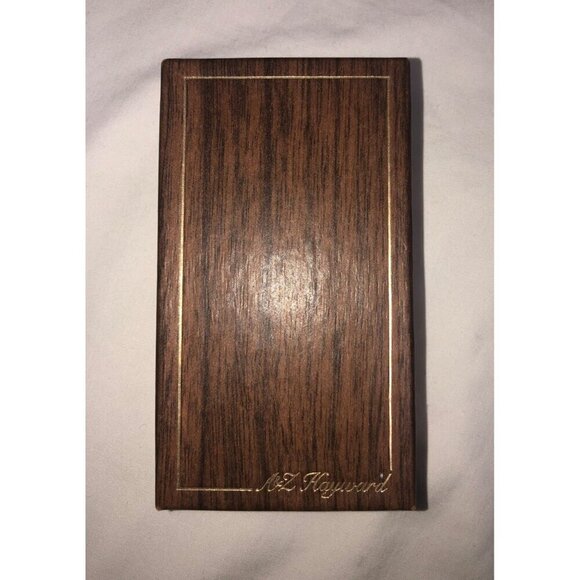 A&Z Hayward Money Clip Dollar Sign Gold Tone Brushed Etched Slim Brass Vintage - Picture 7 of 8